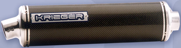 Auspuff Kawasaki Z750 Carbon oval