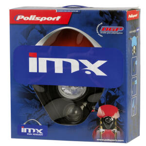 Scheinwerfer IMX blau (Yamaha blau) universell Enduro, MX, Quad