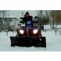 Schneeschaufel  Schneeschild Quad ATV kompletter Kit Profi Ausführung 120cm breit