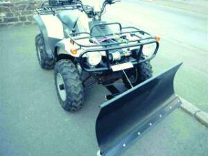 Schneeschild Quad ATV UTV 140 cm Breite universell Schneepflug, Seitenschieber