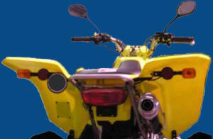 Exhaust Suzuki LTZ 400, Kawasaki KFX 400, Arctic Cat DVX 400