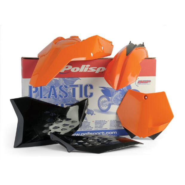 Replica Plastic Kit KTM 65 SX Bj.2009 - 2010 orange