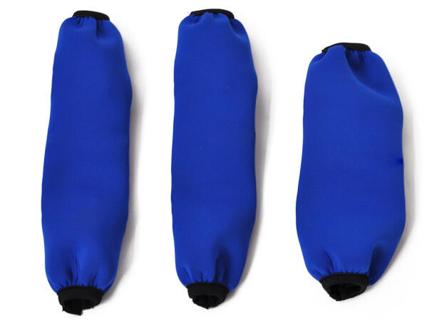 Federbeinschützer Neopren blau universell 3-er Kit Quad ATV Stoßdämpfer