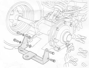 Anhängerkupplung für Kawasaki KFX 700 KVF 650 - 700