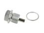 Oil drain plug for Simson S / SR4 / Duo / KR magnet silver