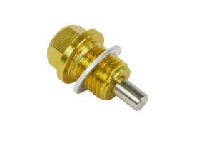 Oil drain plug for BMW/CanAm/Ducati/Honda/Simson/Triumph/Yamaha magnet gold M14x15