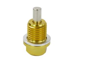 Oil drain plug for BMW/CanAm/Ducati/Honda/Simson/Triumph/Yamaha magnet gold M14x15