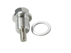 Ölablassschraube für Suzuki/Husqvarna/Hyosung/Kymco/Sachs Magnet Silber M14x12,5