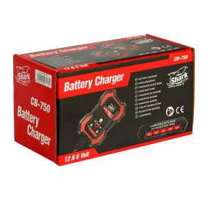 Batterieladegerät Automatisches intelligentes Ladegerät für 12V / 6V Motorrad- und ATV/UTV-Batterien WET / GEL / MF / EFB / AGM, IP60