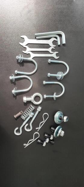 Schneeschild Montagekit komplett mit Werkzeug für Metallschneeschilder