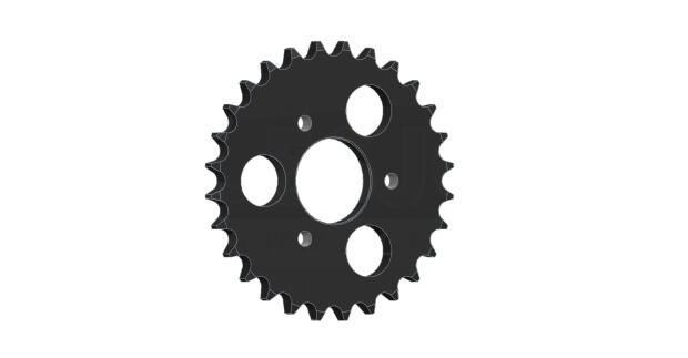 Kettenrad für Kymco KXR 50 Bj. 04-07 Zähnezahl 28