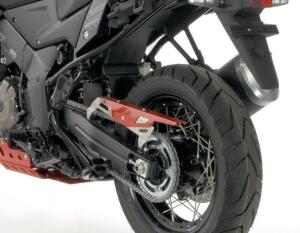 Chain guard for Suzuki DL 1050 V-Strom yr.20-22 brushed stainless steel/matt black