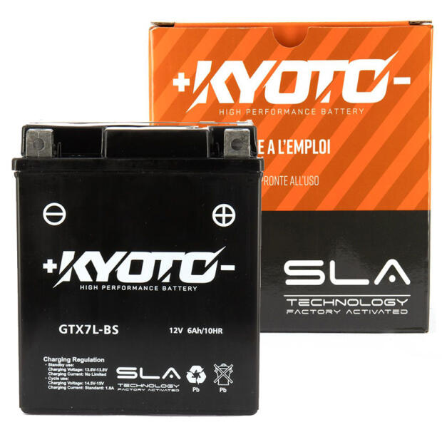 KYOTO Batterie SLA YTX7L-BS - GTX7L-BS