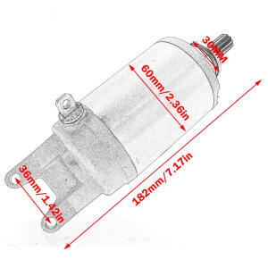Anlasser Starter für Triumph TT600/Daytona 600/650 Kawasaki NINJA ZX6R ZX600/ZZR600 ZX600