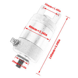Anlasser für Yamaha Beluga / Riva 125 85-01 / Cygnus XC 125 88-93