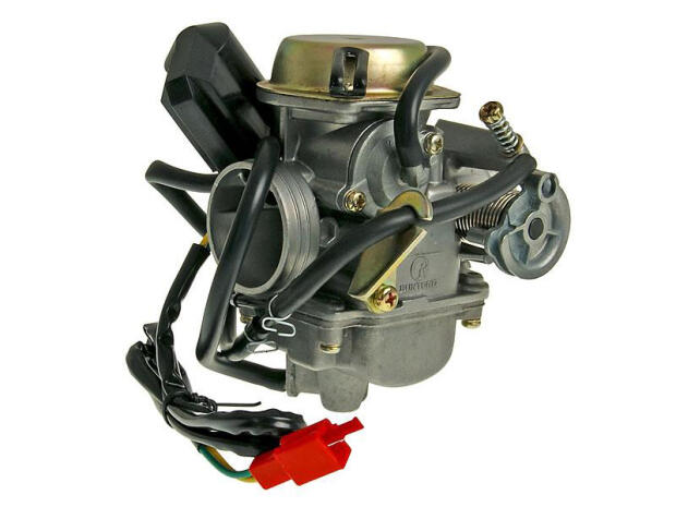 Vergaser 24mm komplett mit E-Choke für China 4-Takt Roller GY6 125ccm REX RS