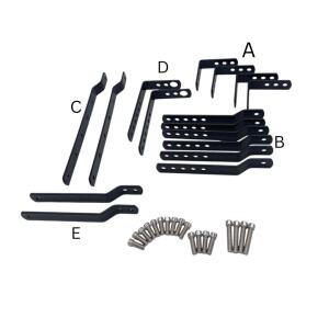 Universal Side Carrier for Motorcycle – Compatible with Givi Monokey Side Cases