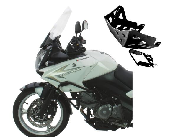 Engine guard for Suzuki DL 650 V-Strom 2008-2011 Black Matt
