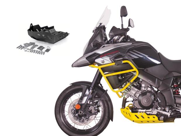 Motorschutz für Suzuki DL 1000 V-Strom Bj. 2017-2019 matt schwarz
