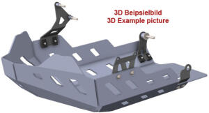 Motorschutz für Suzuki DL 1000 V-Strom Bj. 2017-2019 matt schwarz