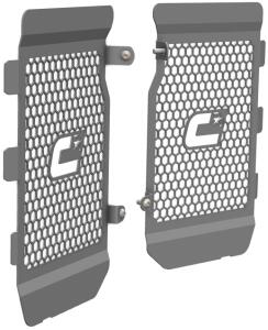 Front radiator guard for KTM 1290 Super Adventure S yr. 2021-2022 Black Matt