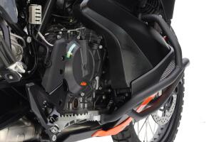 Sturzbügel Aluminium für KTM 890 Adventure Bj.2023 matt schwarz