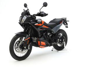 Engine guard for KTM 890 Adventure yr.23 orange/black matt