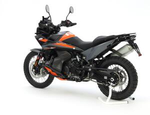 Engine guard for KTM 890 Adventure yr.23 orange/black matt