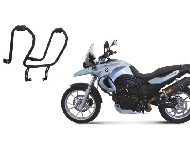 Sturzbügel Aluminium für BMW F 650 GS Bj. 2008-2012 schwarz