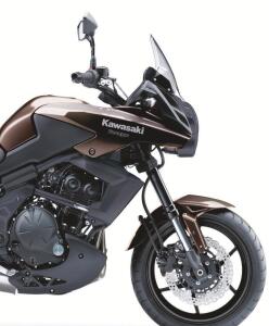 Sturzbügel Aluminium für Kawasaki KLE 650 Versys Bj.10-14 matt schwarz