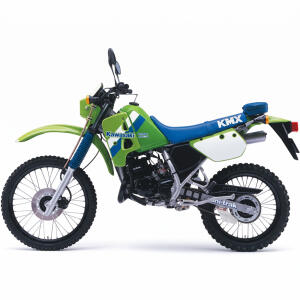 Felgen Aluminium Set Schwarz für Kawasaki KMX 125...