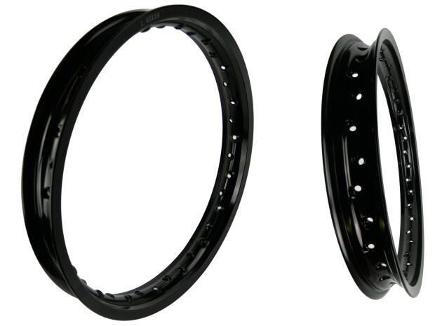 Felgen für KTM Enduro Moto Cross EXC SX SMR GS LC2 LC4 vorne & hinten schwarz Aluminium Felgenringe