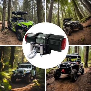 Seilwinde Quad ATV UTV Extremserie 4500 Stahlseil