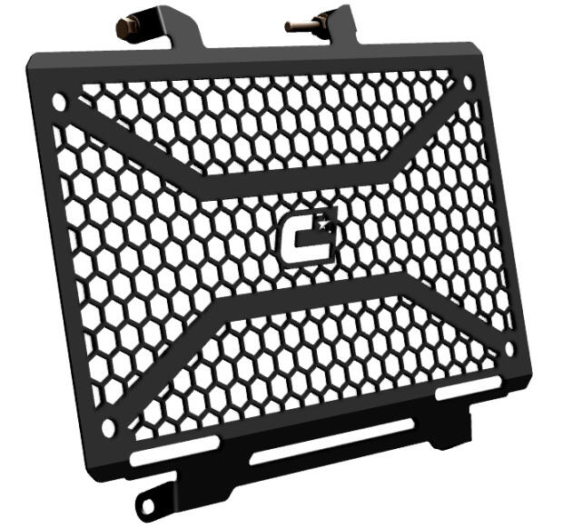 Radiator guard front for Honda XL 750 Transalp black matt