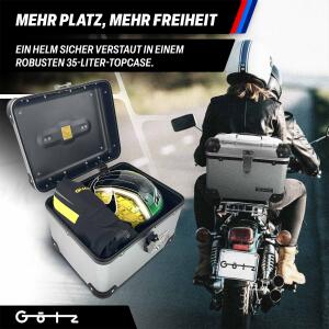 Topcase für VOGE DSX im robusten 35 Liter Aluminium-Design