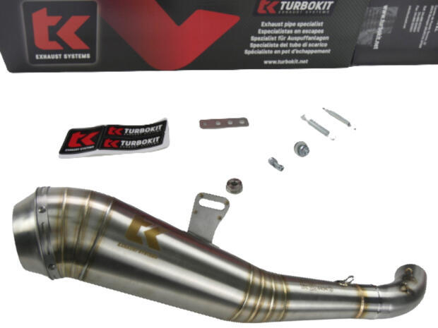 Auspuff für KTM Duke 125 ab 21 im GP Style