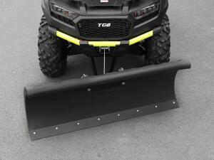 Snow plow for Adly/Herchee Hurricane 400 XS Supermoto new with rubber scraper edge