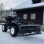 Snow plow for Adly/Herchee Hurricane 500 Supermoto LOF new with rubber scraper edge