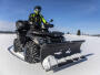 Schneeschild für Cectek/Herkules Gladiator 500 T5 EFI ixD LOF Neu mit Gummischürfleiste