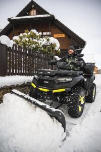 Schneeschild für Goes G 225 S Neu mit Gummischürfleiste