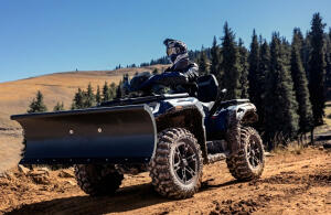 Schneeschild für Polaris Outlaw 500 2WD Neu mit Gummischürfleiste