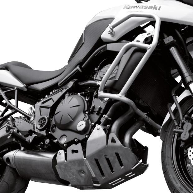 Motorschutz für Kawasaki KLE 650 Versys 07-14 schwarz matt