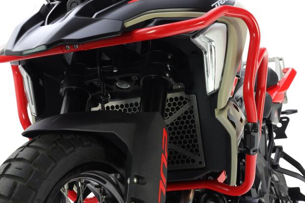 Aluminum  Crash Bars for Benelli TRK 702 X Year 2023 red