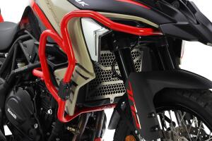 Aluminum  Crash Bars for Benelli TRK 702 X Year 2023 red