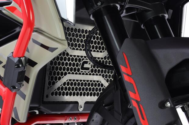 Kühlerschutz  für Benelli TRK 702 X Bj.23-24 gebürsteter Edelstahl