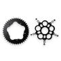 Kettenradset mit Kettenrad Z.41 Adapter für Ducati Biposto/Monoposto/Multistrada/Strada/Senna/Hypermotard/Hyperstrada/Monster/Multistrada/Portedefolio/Streetfighter