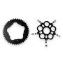 Sprocket set with sprocket T.42 adapter for Ducati Biposto/Monoposto/Multistrada/Strada/Senna/Hypermotard/Hyperstrada/Monster/Multistrada/Portedefolio/Streetfighter