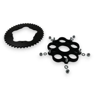 Kettenradset mit Kettenrad Z.43 Adapter für Ducati...