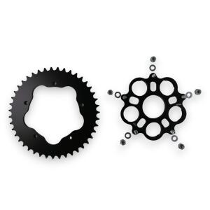 Kettenradset mit Kettenrad Z.43 Adapter für Ducati...