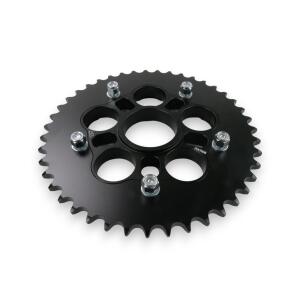 Kettenradset mit Kettenrad Z.43 Adapter für Ducati Biposto/Monoposto/Multistrada/Strada/Senna/Hypermotard/Hyperstrada/Monster/Multistrada/Portedefolio/Streetfighter